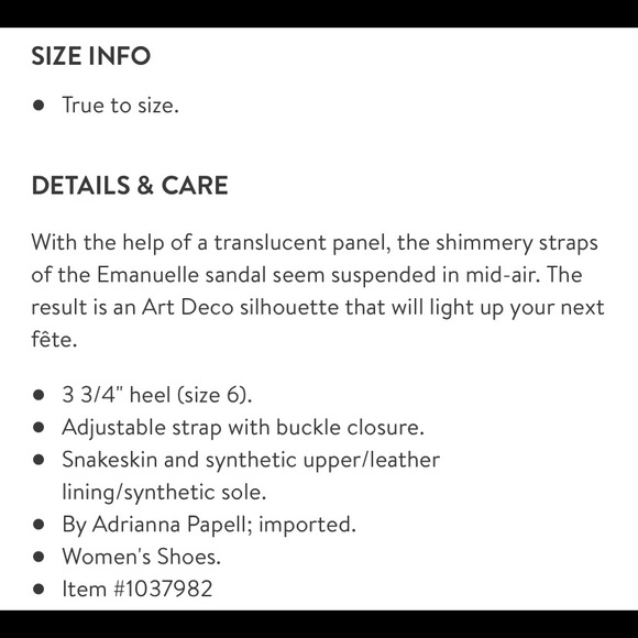 Adrianna Papell Emmanuelle Snakeskin High Heel - Picture 11 of 14